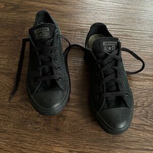 3/$60 All black kid’s Converse all stars